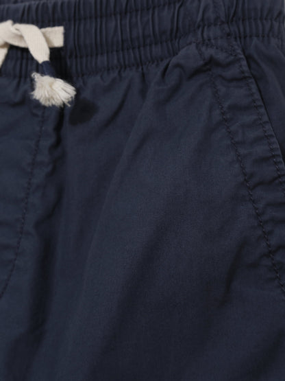 Lacivert Poplin Pull-on Şort
