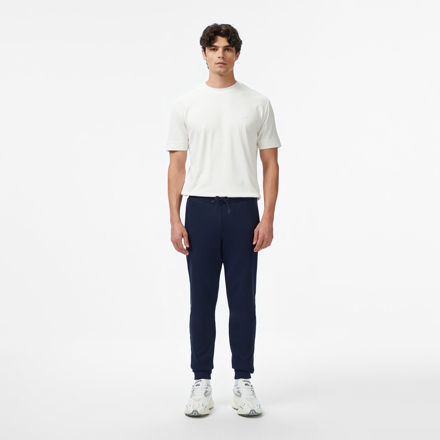 Lacoste Oversize Fit Bisiklet Yaka Erkek Beyaz T-shirt