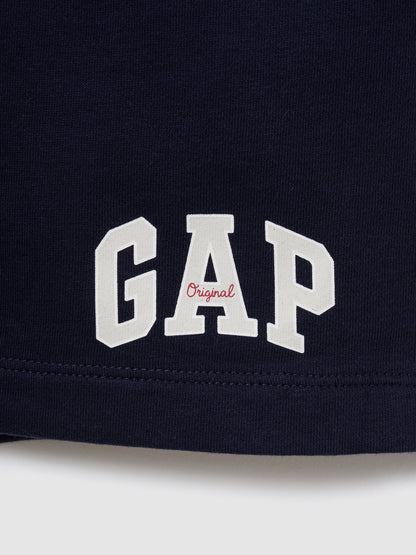 Lacivert Relaxed Gap Logo Fransız Havlu Kumaş Şort