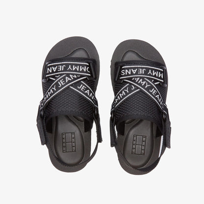 Tommy Jeans Premium Eva Kadın Siyah Sandalet