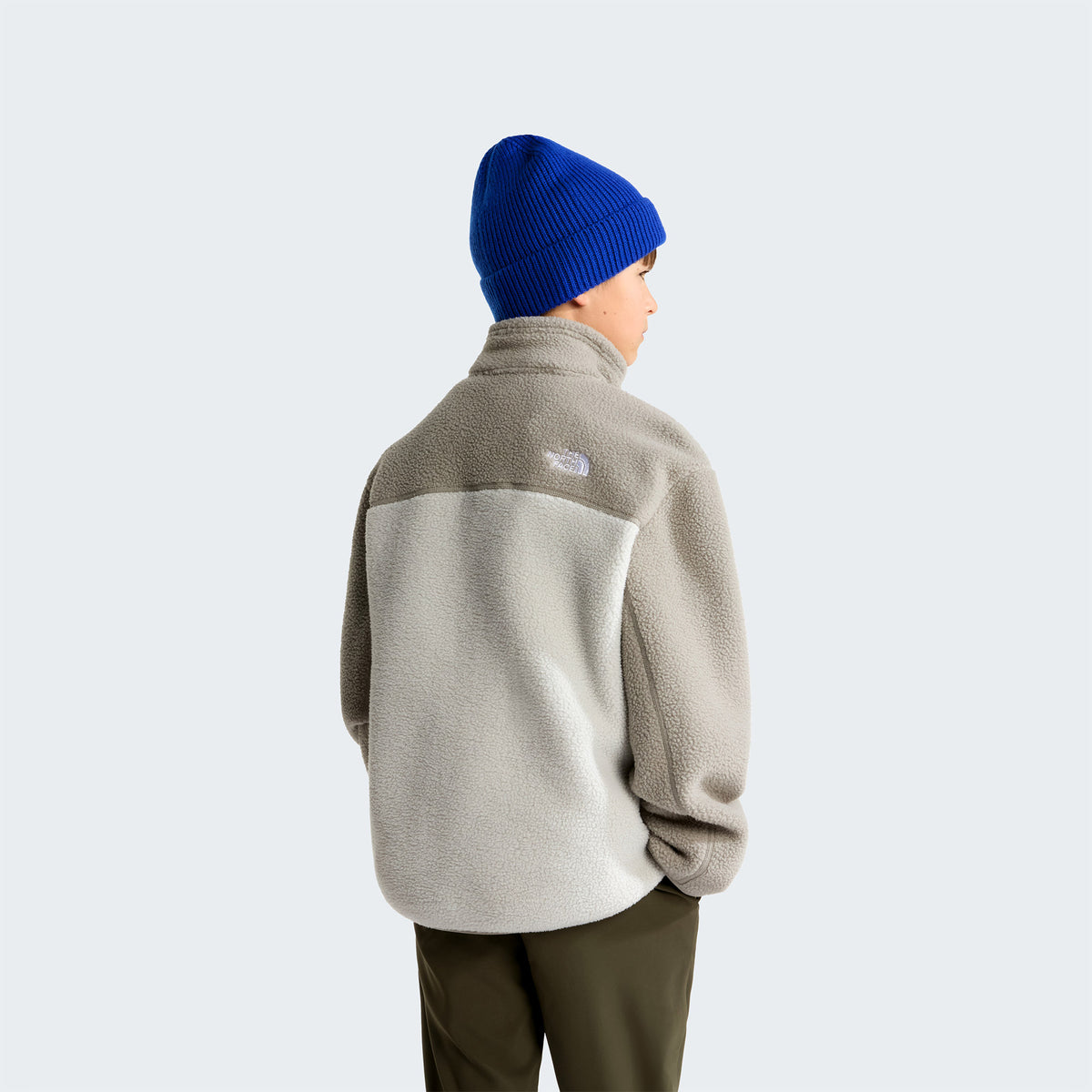 The North Face The Yumiori 1/4 Zip Çocuk Gri Polar