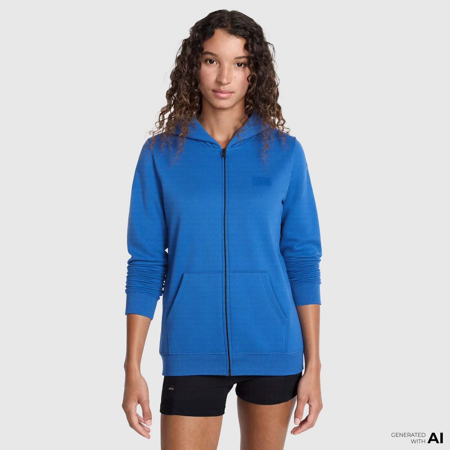 Vans Core Basic Ii Fz Çocuk Mavi Sweatshirt