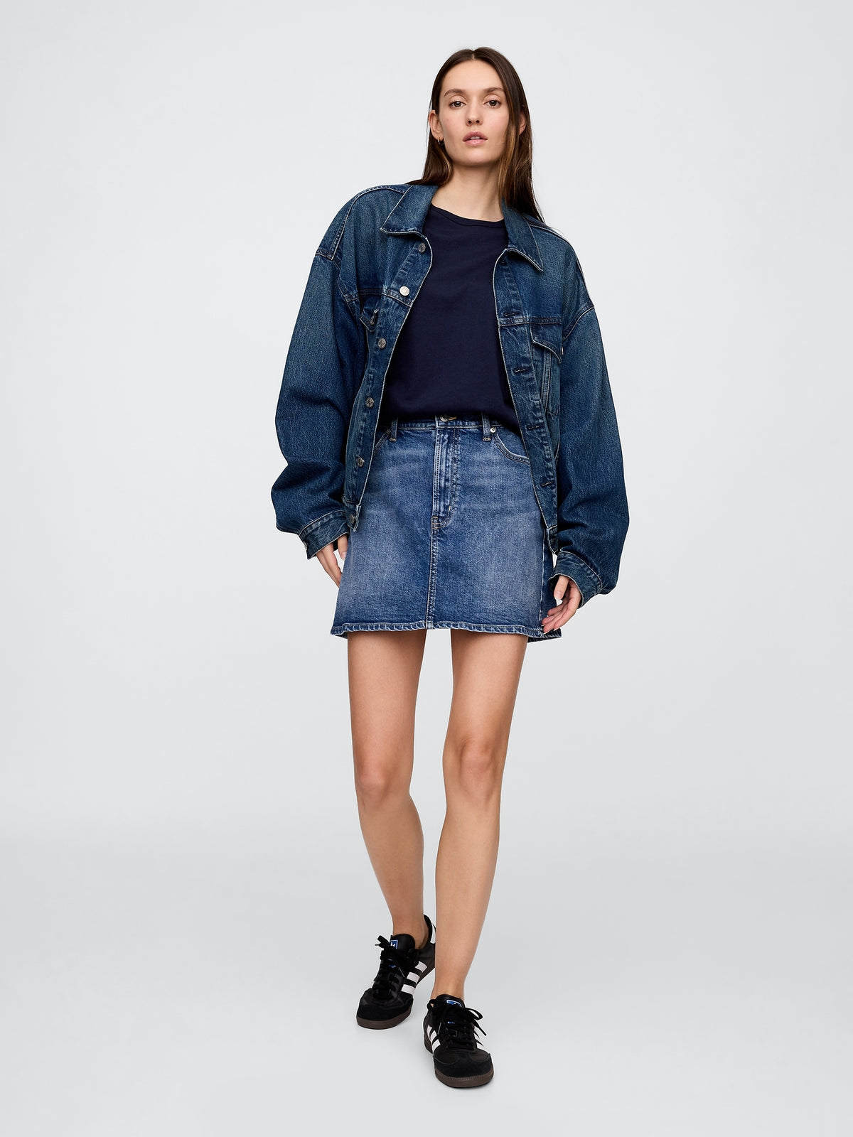 Gri Favorite Bisiklet Yaka T-shirt