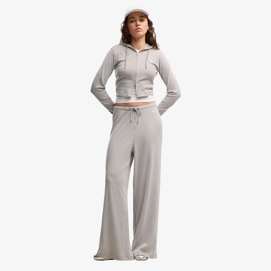 Puma Essential Ribbed Kadın Gri Eşofman Altı