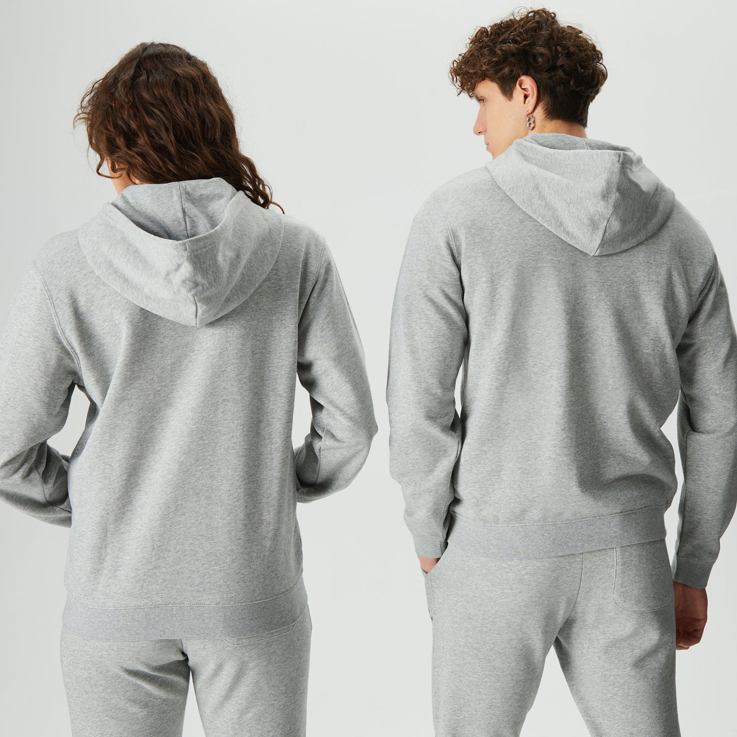Converse Go-to Embroidered Star Chevron Standard Fit Full-zip Unisex Gri Kapüşonlu Eşofman Üstü