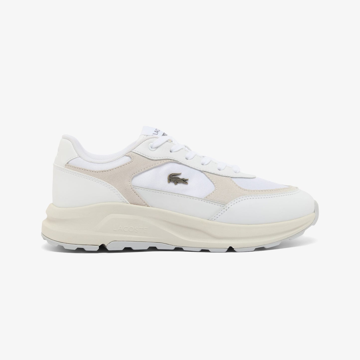 Lacost Run Set Suede Erkek Beyaz Spor Ayakkabı