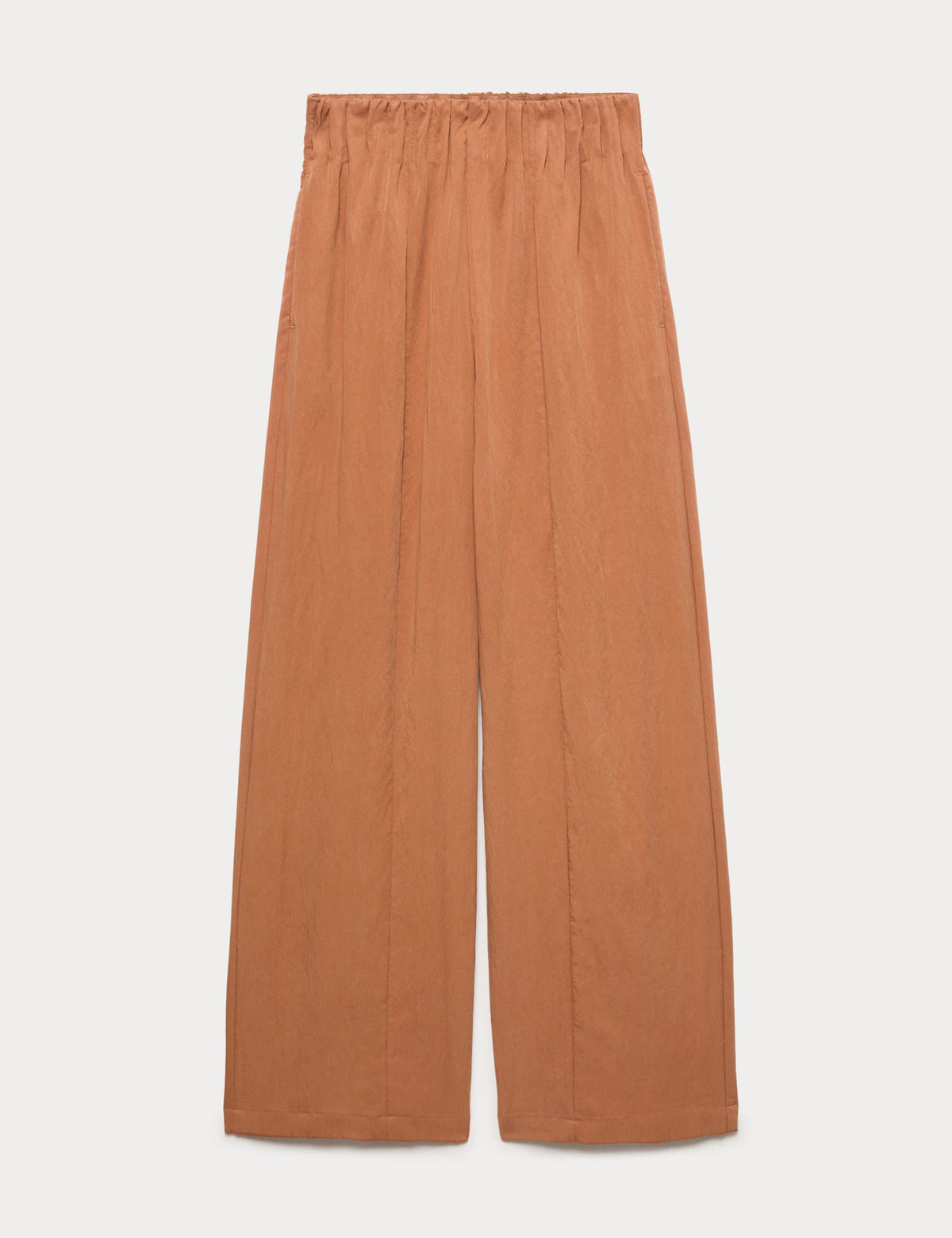Lyocell Karışımlı Wide Leg Pantolon