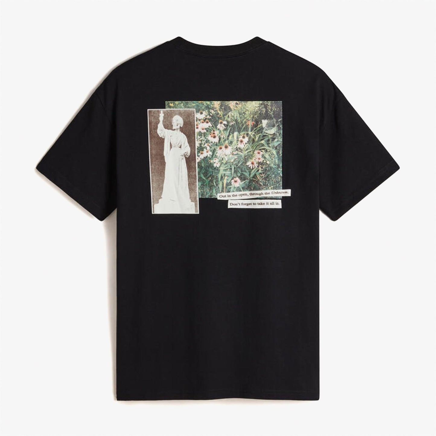 Vans Garden Oversized Ss Kadın Siyah T-shirt