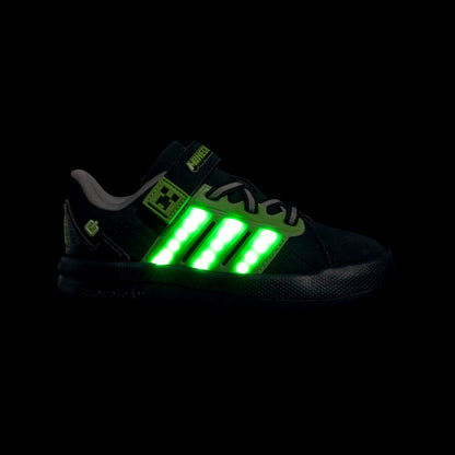 Adidas Minecraft Lightorama Elastic Lace Çocuk Siyah Spor Ayakkabı