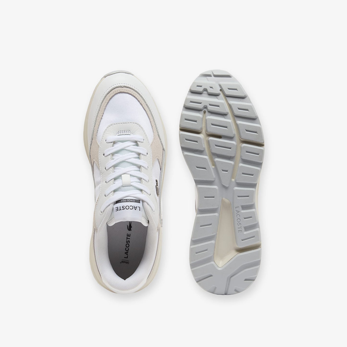 Lacost Run Set Suede Erkek Beyaz Spor Ayakkabı