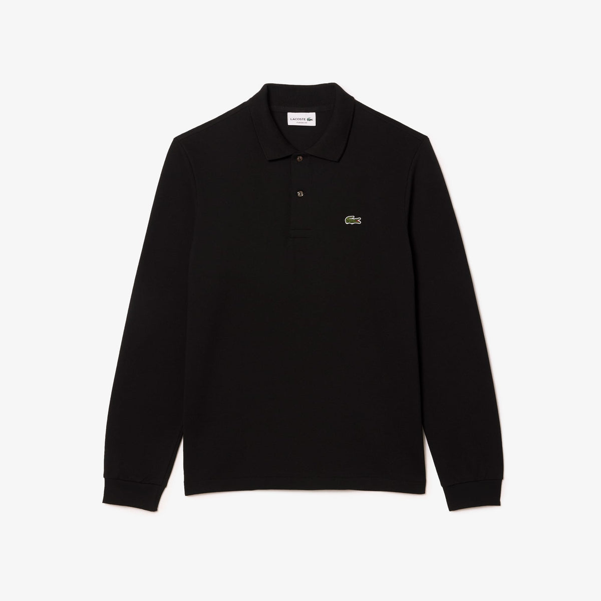 Lacoste Erkek Classic Fit Uzun Kollu Siyah Polo