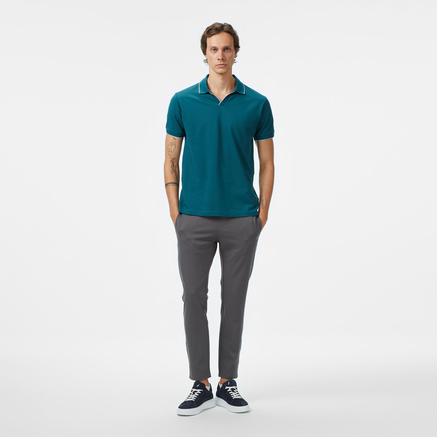 Nautica Erkek Yeşil Classic Fit Polo
