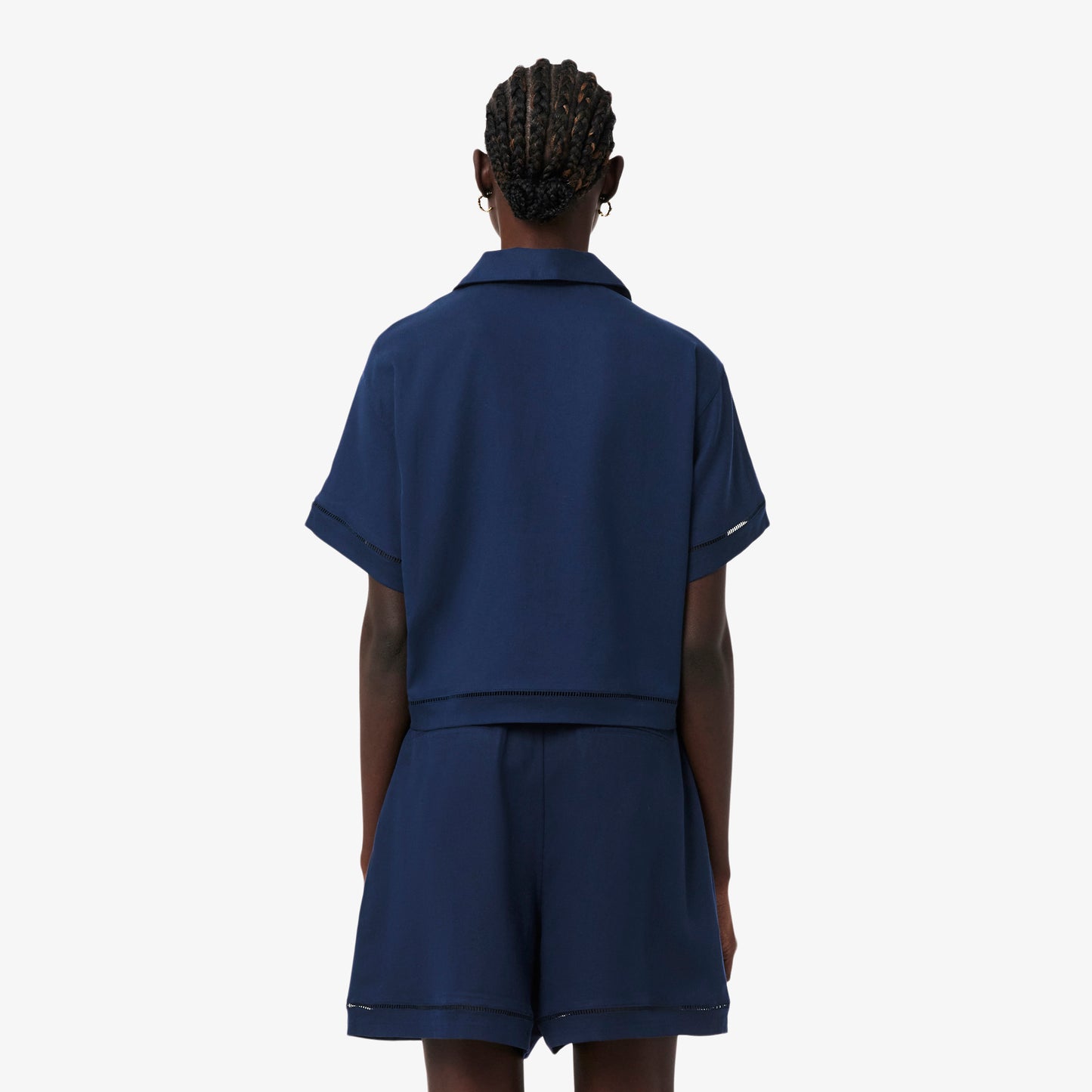 Lacoste Oversize Fit Kadın Lacivert Polo
