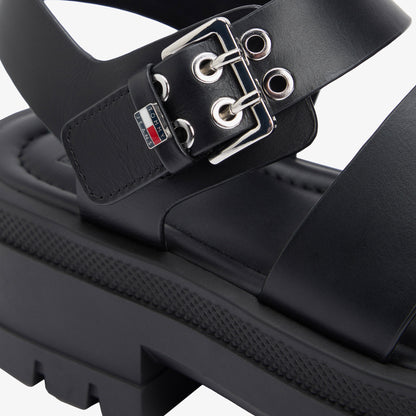 Tommy Hilfiger Wendie Max Kadın Siyah Sandalet