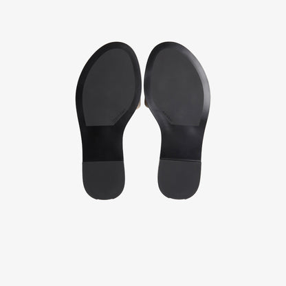 Calvin Klein Round Flat Kadın Gri Terlik