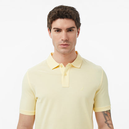 Nautica Erkek Sarı Regular Fit Polo Yaka T-shirt