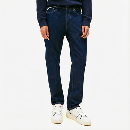 Tommy Hilfiger Ryan Slim Di4156 Erkek Koyu Mavi Straight Jean