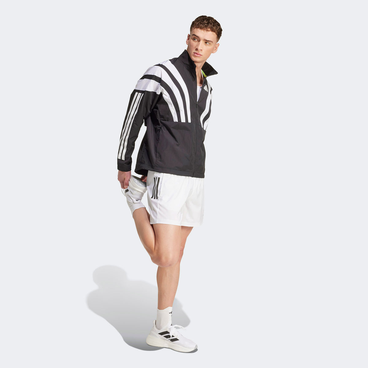 Adidas Adizero Archive Erkek Siyah Koşu Rüzgarlık
