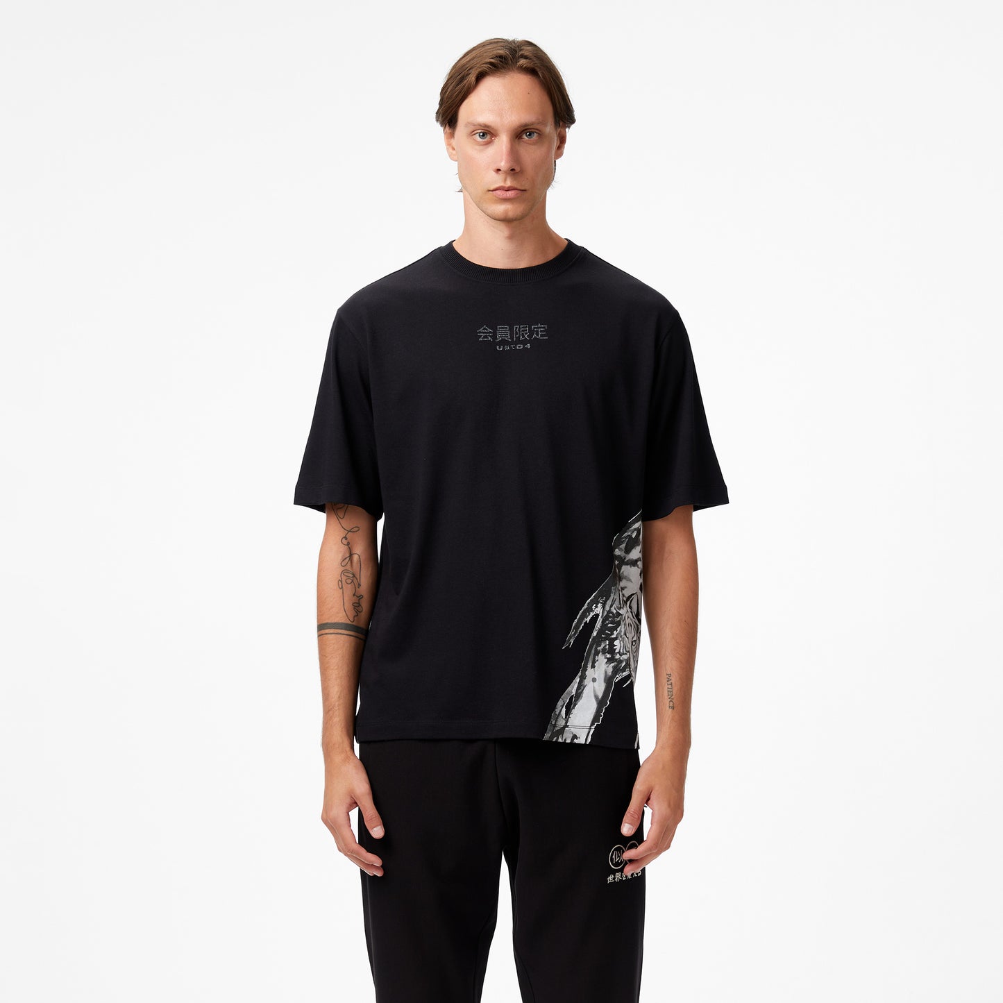 United4 Classic Erkek Siyah T-shirt