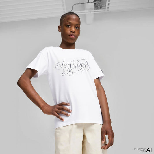 Jordan Jfg Air Jordan Çocuk Beyaz T-shirt