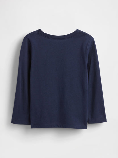 Lacivert Gap Istanbul Logo T-shirt