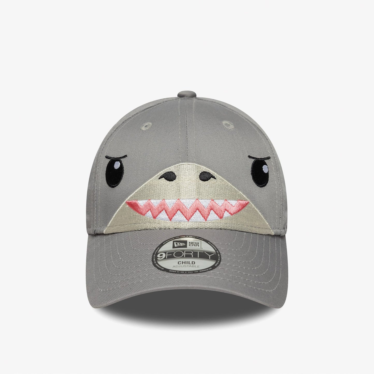 New Era Face 9forty Gra Çocuk Gri Şapka