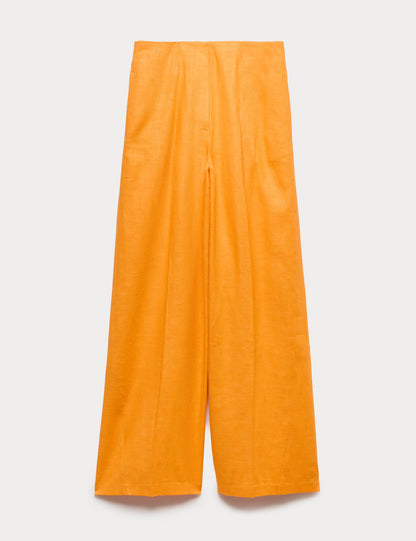 Keten Karışımlı Pantolon