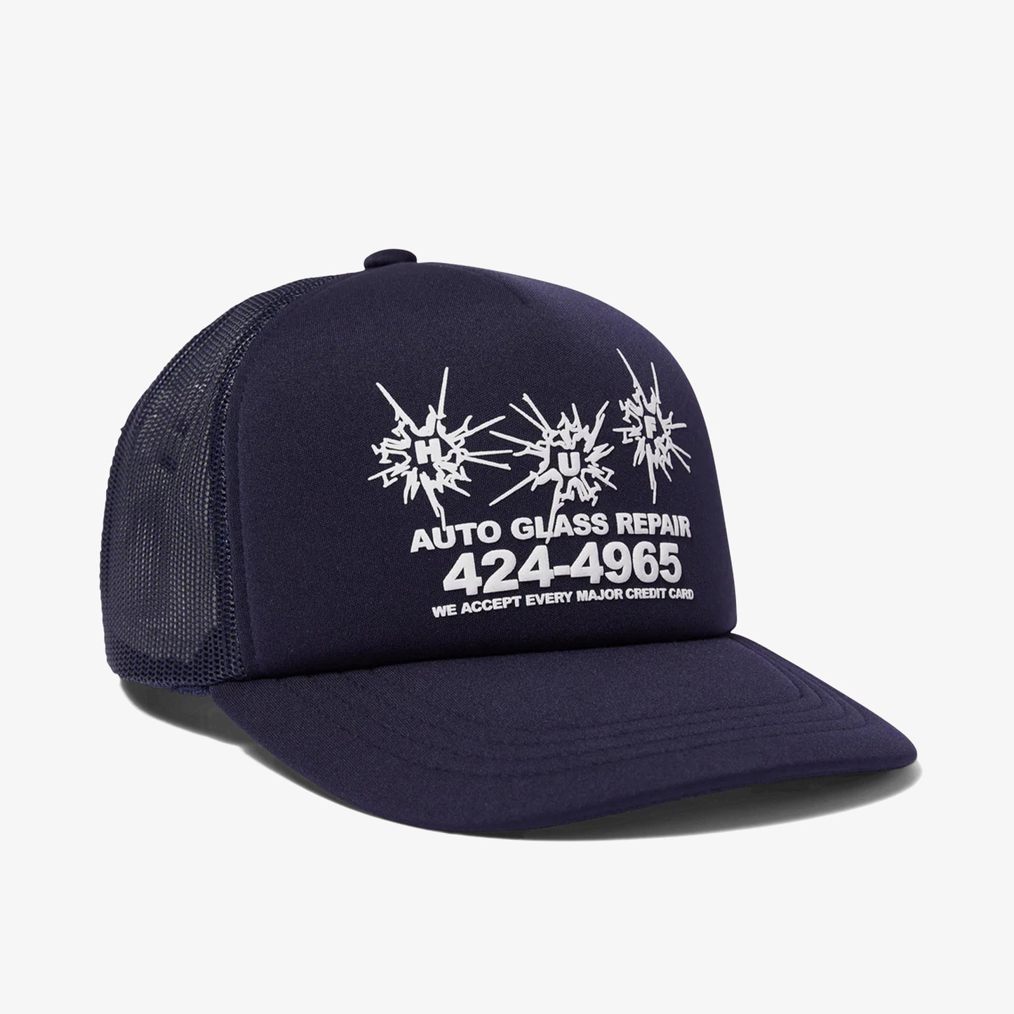 Huf Auto Glass Trucker Erkek Lacivert Şapka