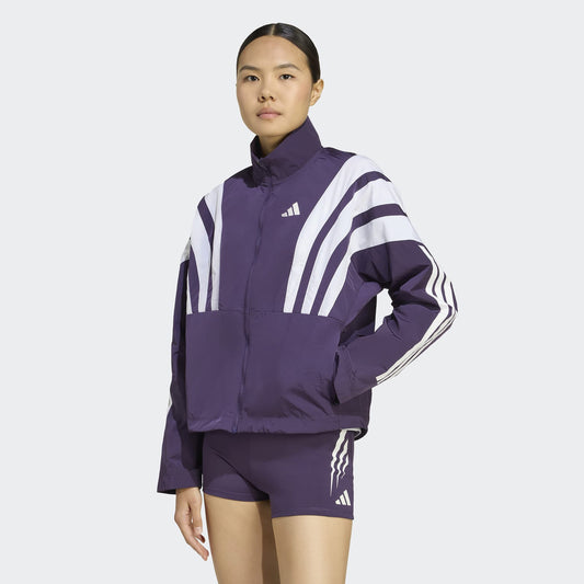 Adidas Adizero Nyc Kadın Mor Koşu Rüzgarlığı