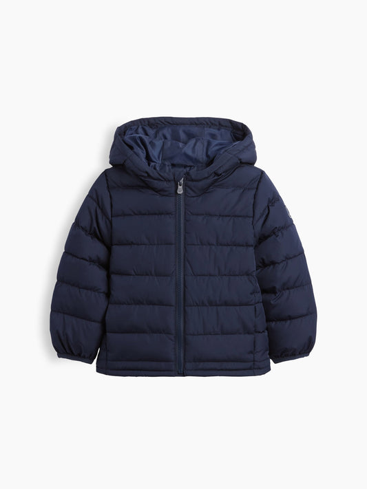 Lacivert Puffer Şişme Mont