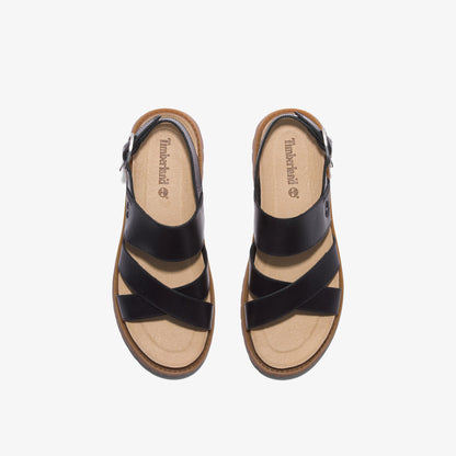 Timberland Clairemont Way Backstrap Kadın Siyah Sandalet