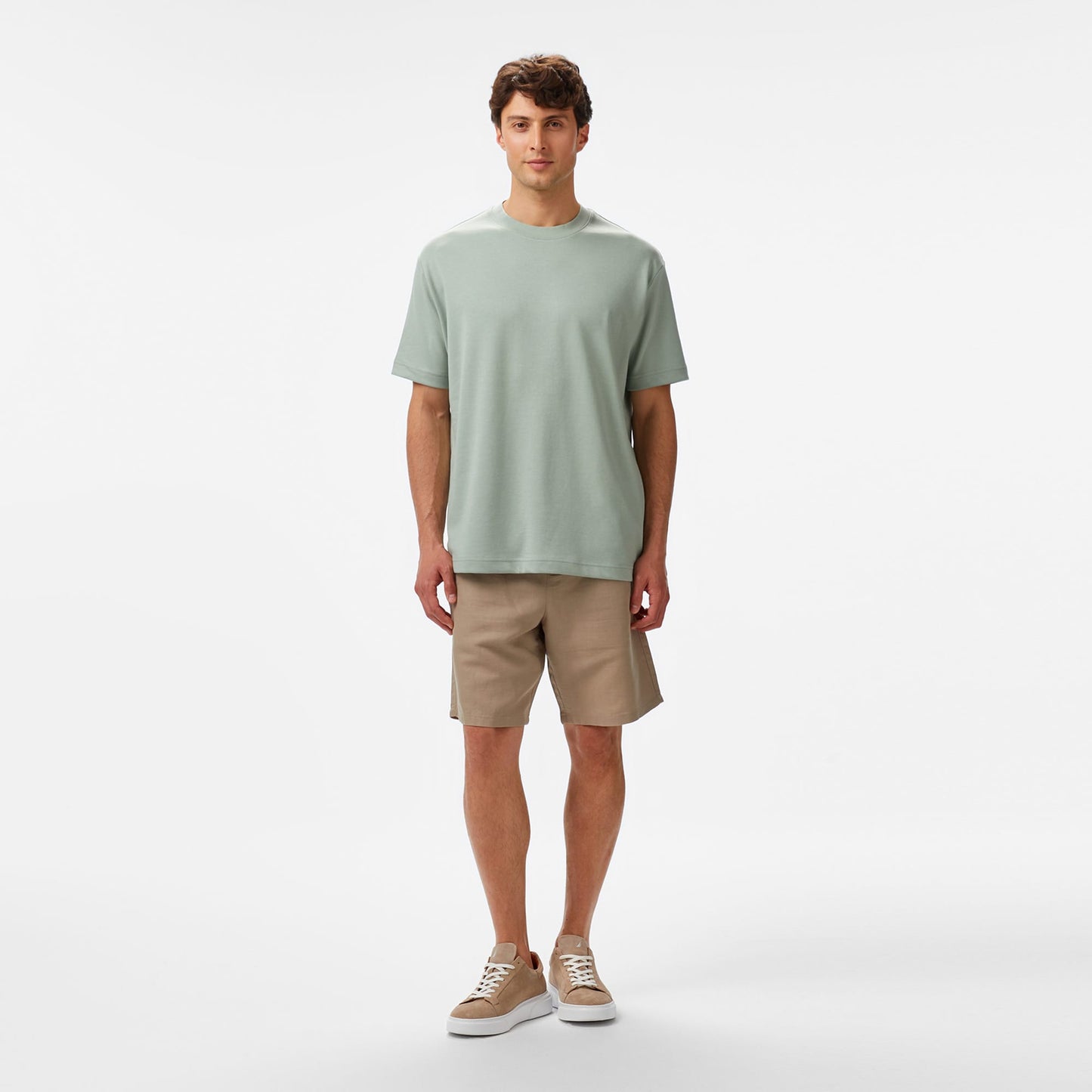 Nautica Erkek Yeşil Oversize Fit T-shirt