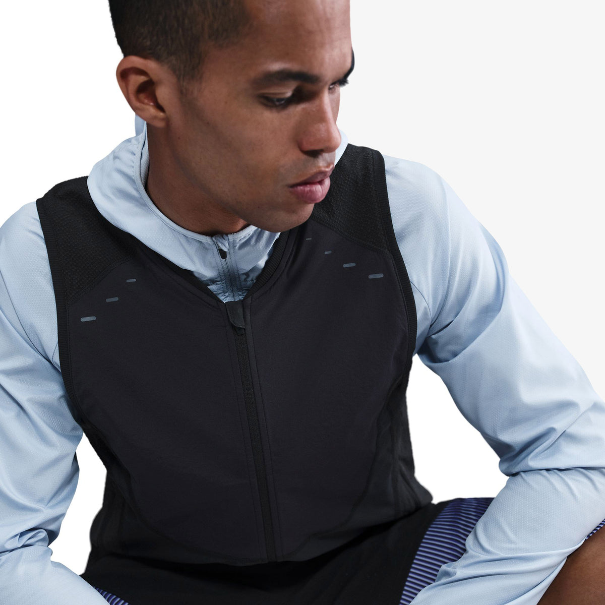 Nike Run Erkek Siyah Koşu Yeleği