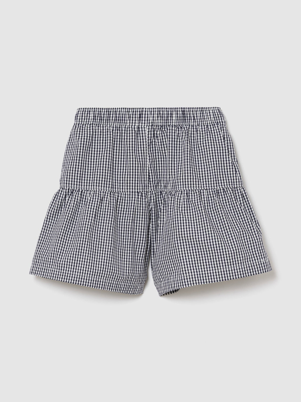 Lacivert Pull-on Tiered Şort