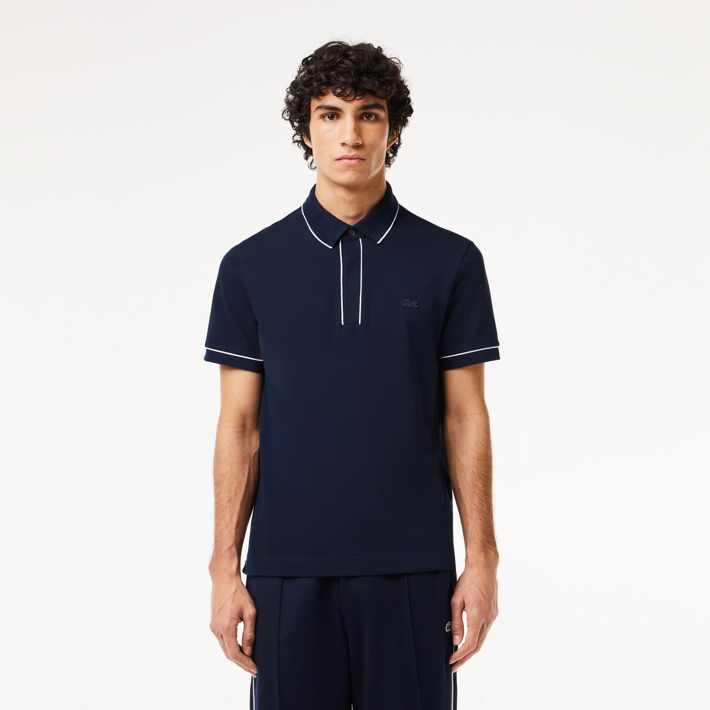 Lacoste Paris Erkek Regular Fit Organik Pamuk Lacivert Polo