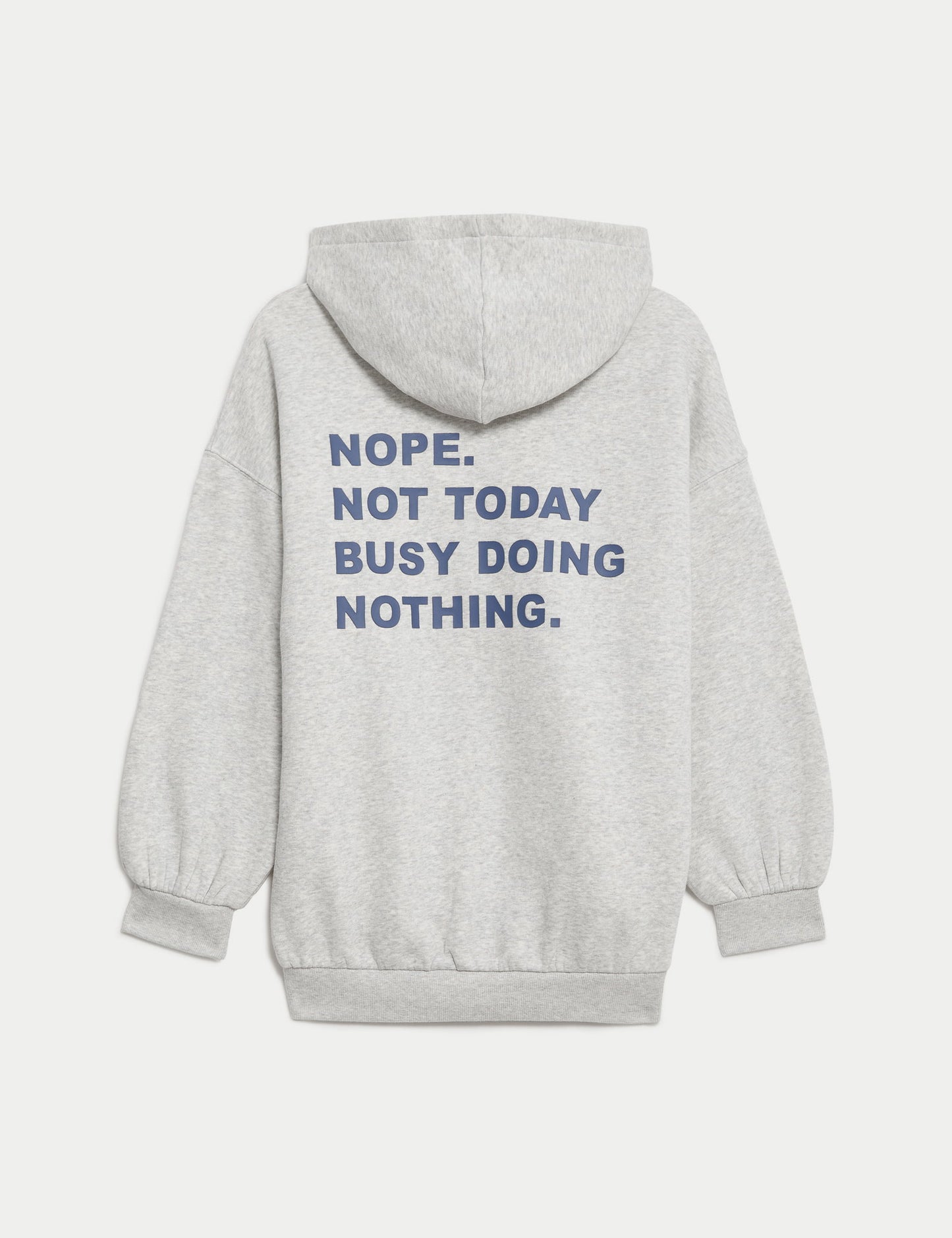 Pamuklı Slogan Desenli Sweatshirt
