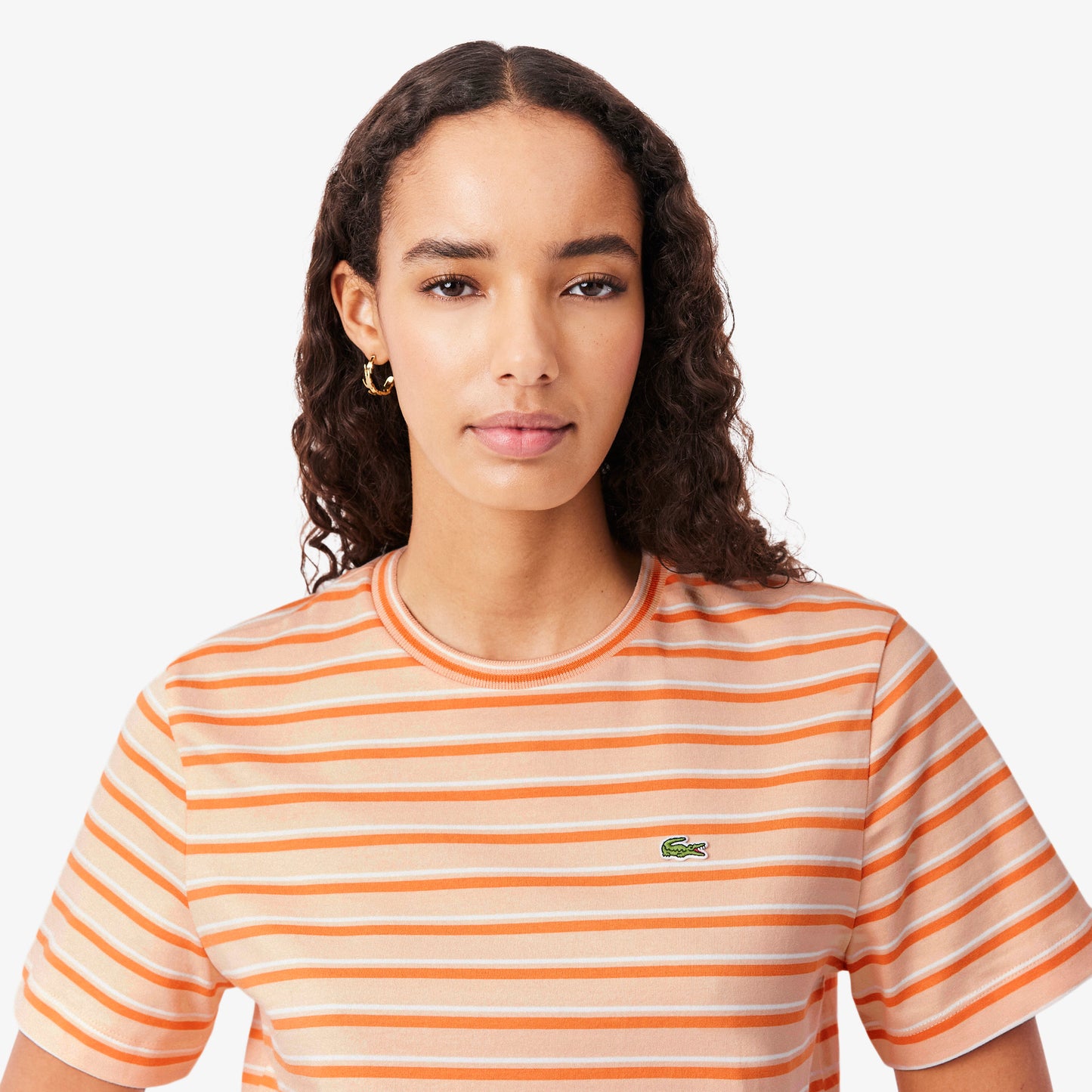 Lacoste Regular Fit Kadın Turuncu T-shirt