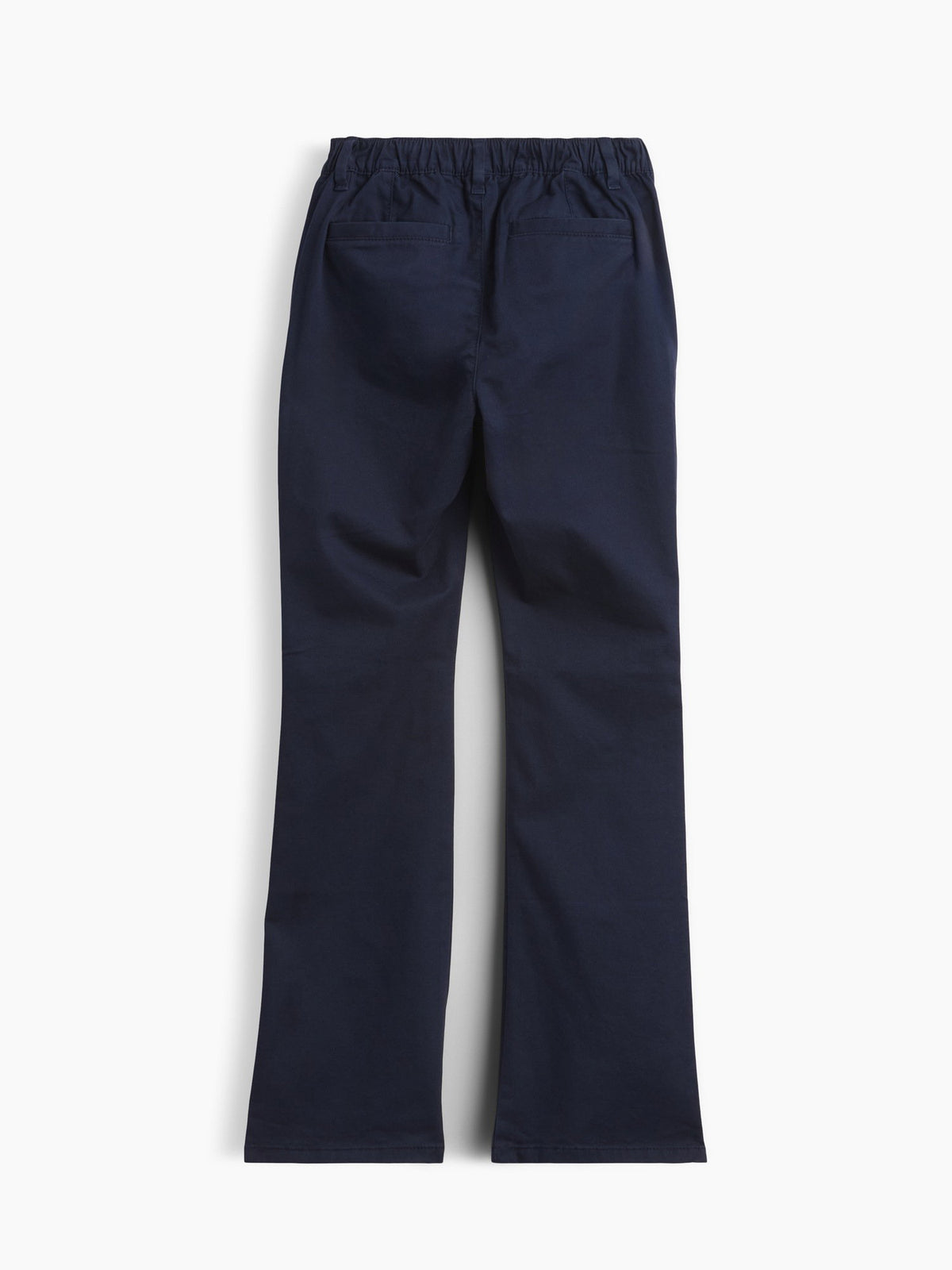 Lacivert Uniform Flare Chino Pantolon