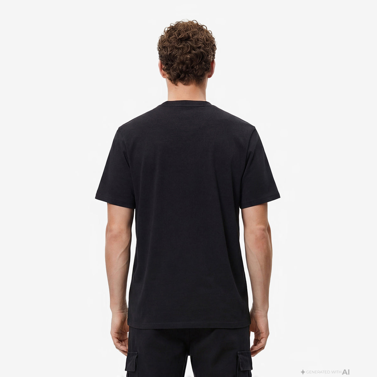 Tommy Hilfiger Flag Bearer Erkek Siyah T-shirt