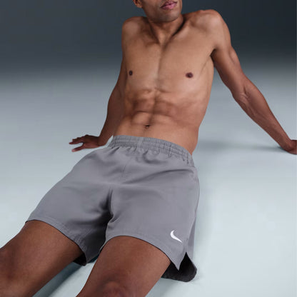 Nike Swim Breaker Solid Essential Erkek Gri Deniz Şortu