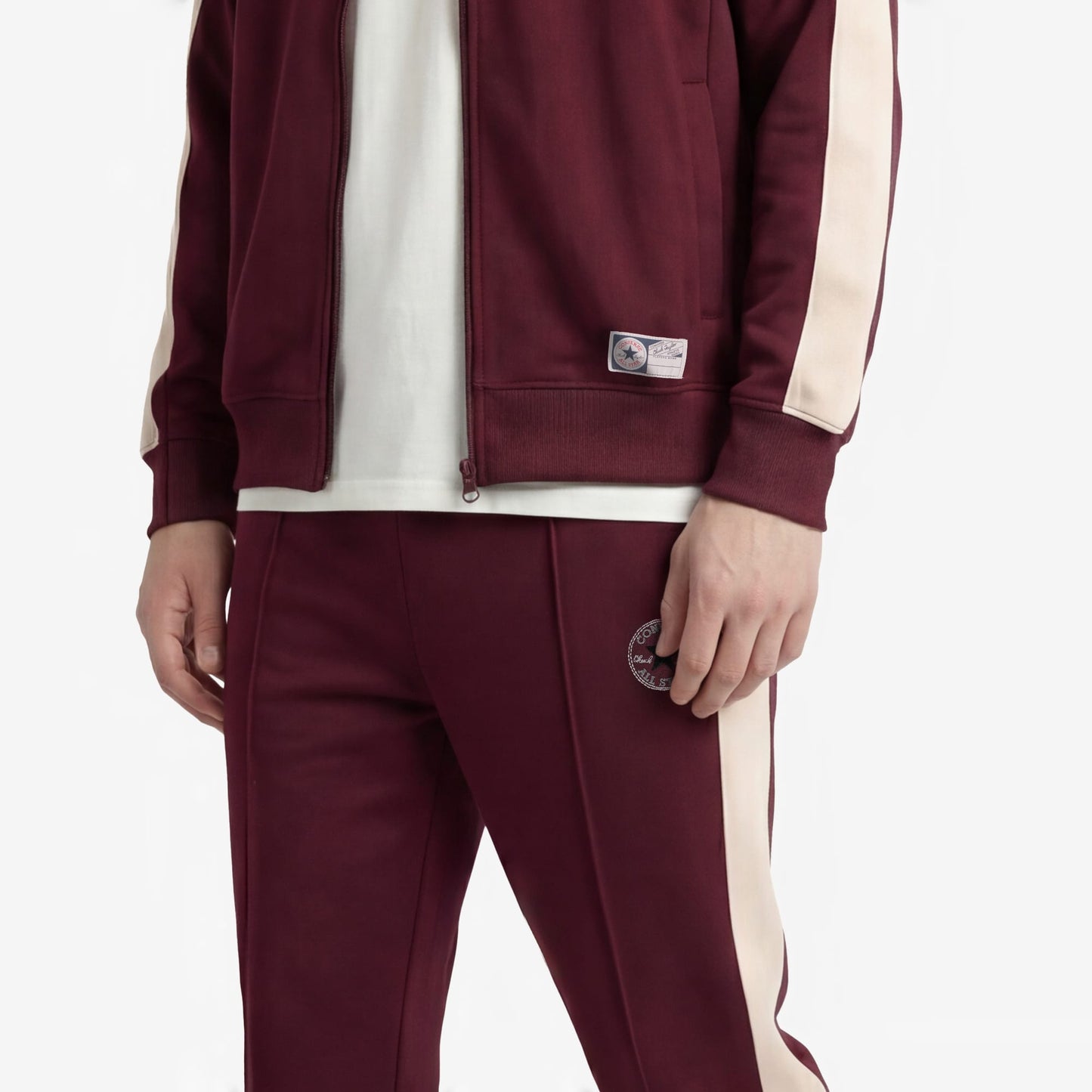 Converse Elastan Knit Erkek Bordo Eşofman Altı