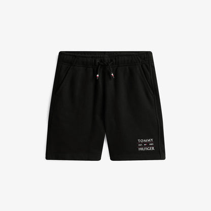 Tommy Hilfiger Logo Çocuk Siyah Şort