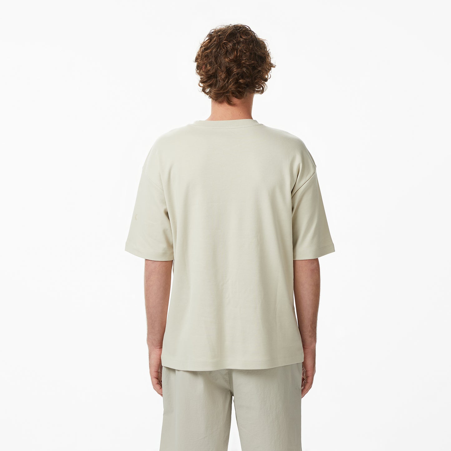United4 Regular Fit Erkek Krem T-shirt