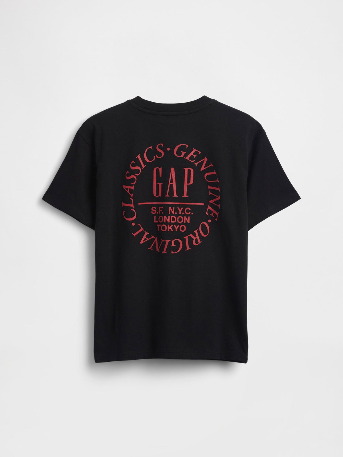 Siyah Relaxed Grafik Logo T-shirt