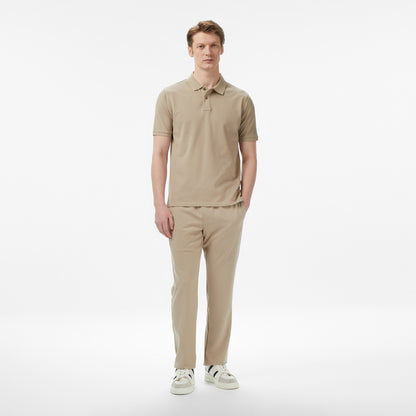 Nautica Erkek Bej Regular Fit Polo Yaka T-shirt