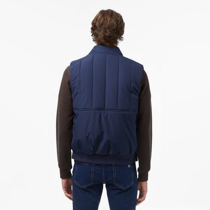 Lacoste Erkek Dik Yaka Lacivert Yelek