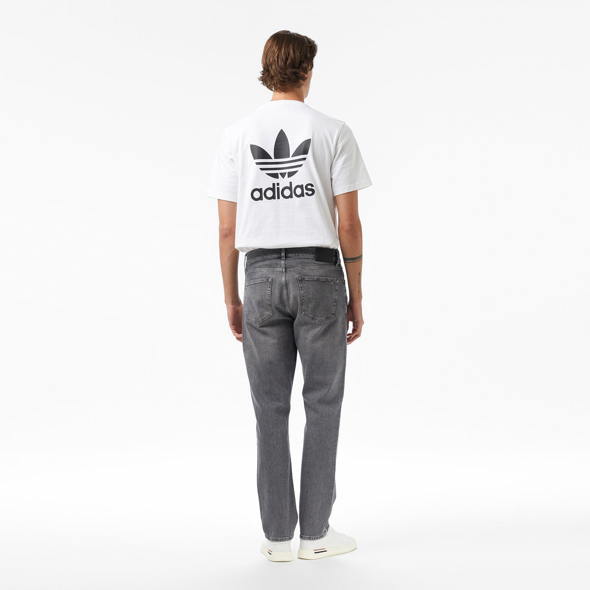 Tommy Hilfiger Ryan Slim Erkek Gri Jean Pantolon