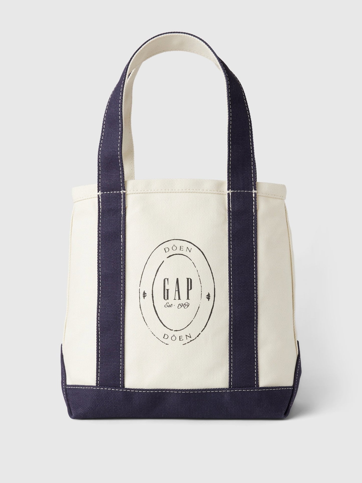 Kırık Beyaz Gap × Dôen Logo Tote Çanta