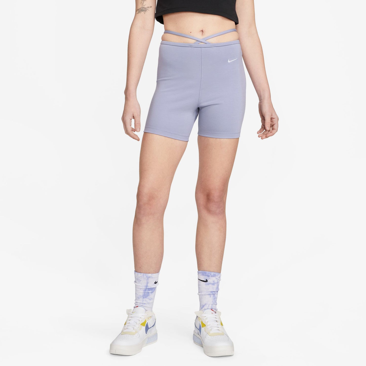 Nike Sportswear Everyday Modern Kadın Mor Şort