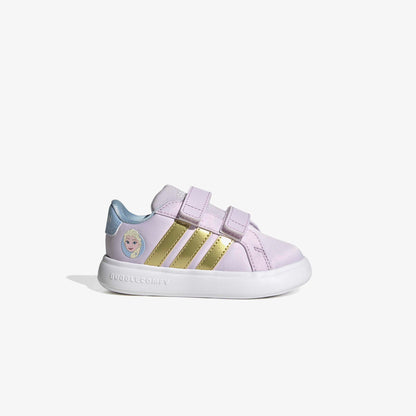 Adidas X Disney Grand Court Elsa Bebek Mor Spor Ayakkabı